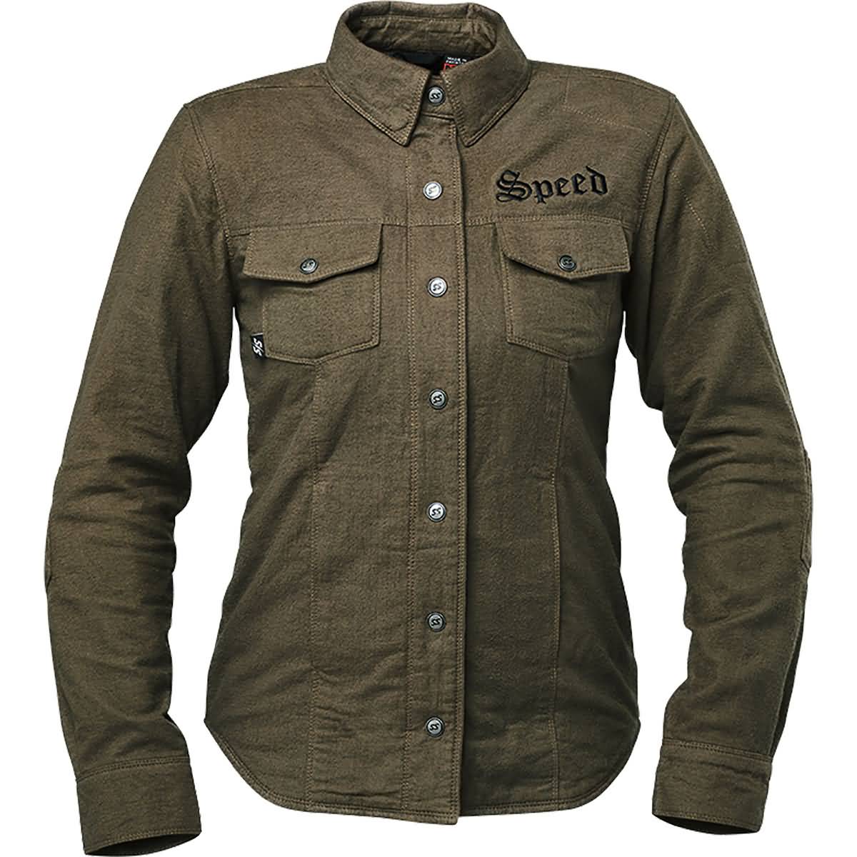 Speed and Strength Brat Armored Flannel Women's Button Up Long-Sleeve Shirts-885302 Speed and Strength Brat Armored Flannel Women's Button Up Long-Sleeve Shirts-885302