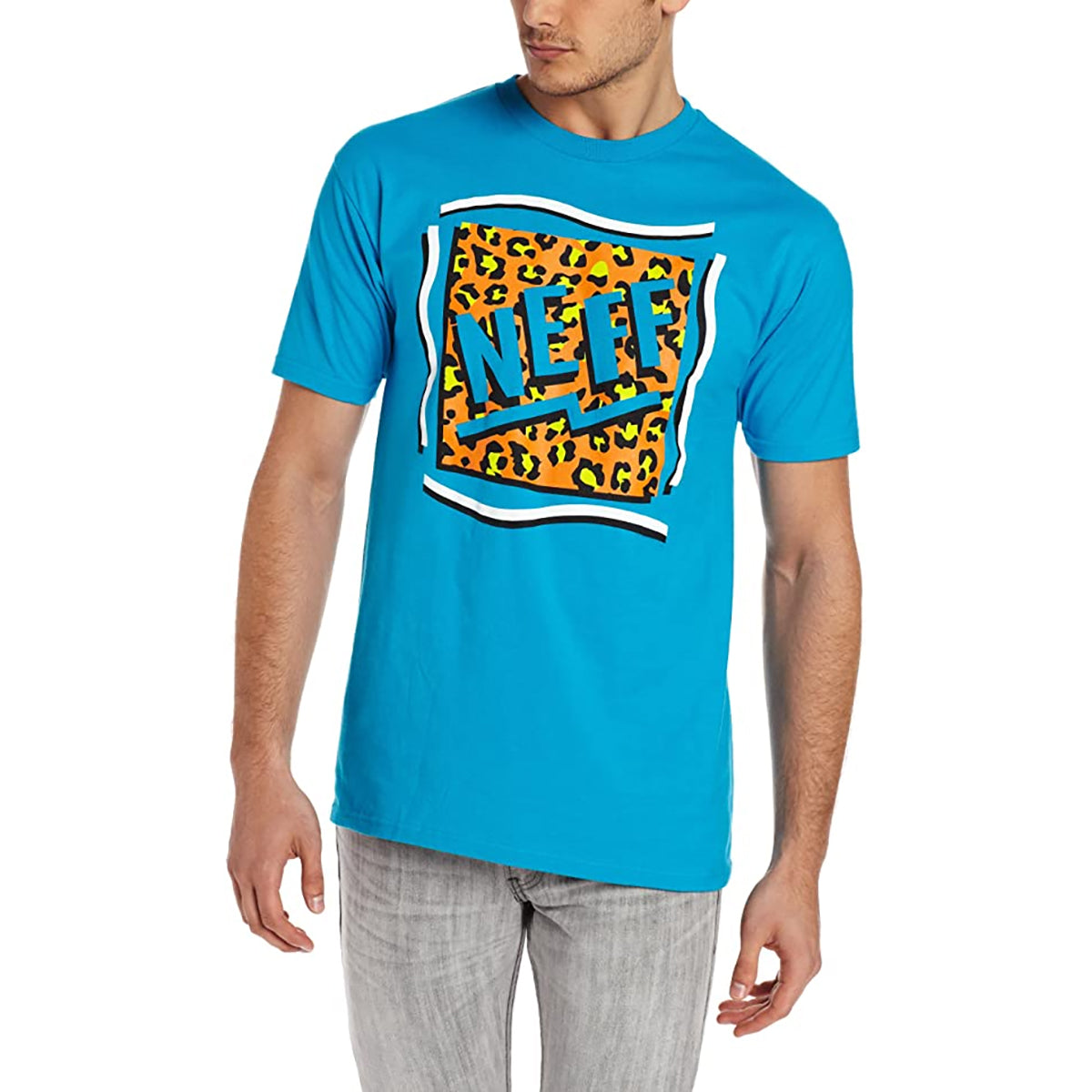 Neff Dafty Men's Short-Sleeve Shirts - Turquoise Neff Dafty Men's Short-Sleeve Shirts - Turquoise