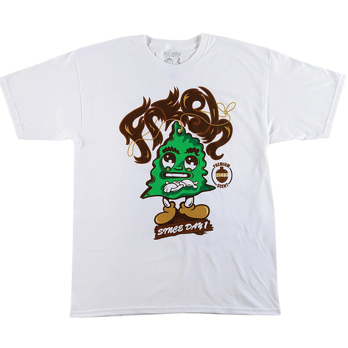 Neff Fresh Scent Men's Short-Sleeve Shirts - White Neff Fresh Scent Men's Short-Sleeve Shirts - White