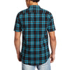 Neff Kennedy Men's Button Up Short-Sleeve Shirts - Blue Neff Kennedy Men's Button Up Short-Sleeve Shirts (Brand New)
