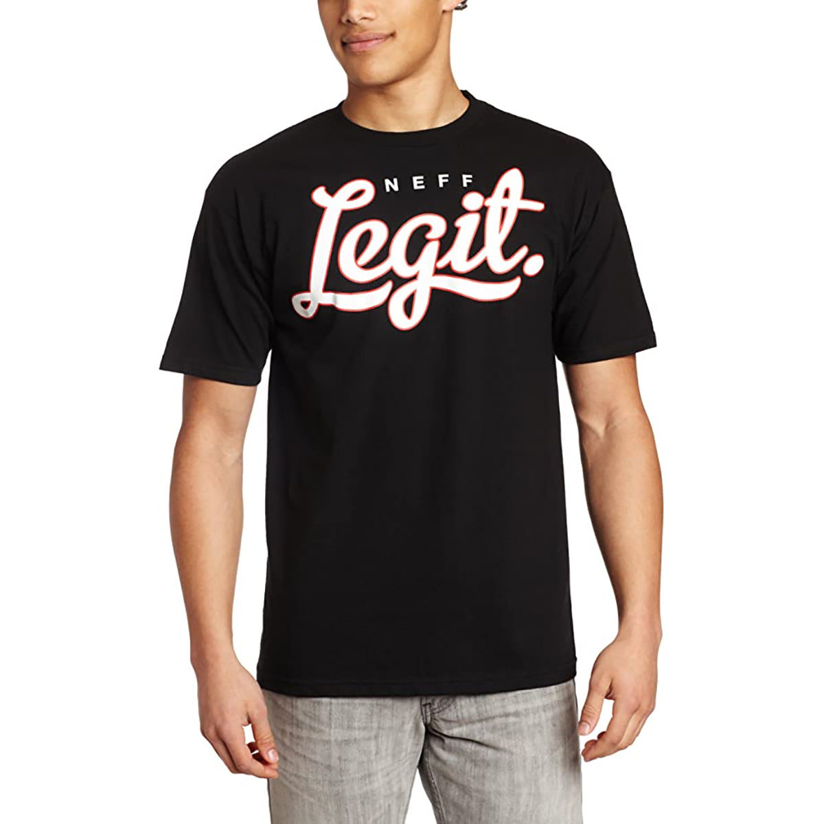 Neff Legit Men's Short-Sleeve Shirts - Black Neff Legit Men's Short-Sleeve Shirts - Black