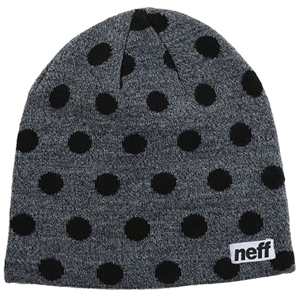 Neff Polka Women's Beanie Hats - Charcoal/Black Neff Polka Women's Beanie Hats - Charcoal/Black