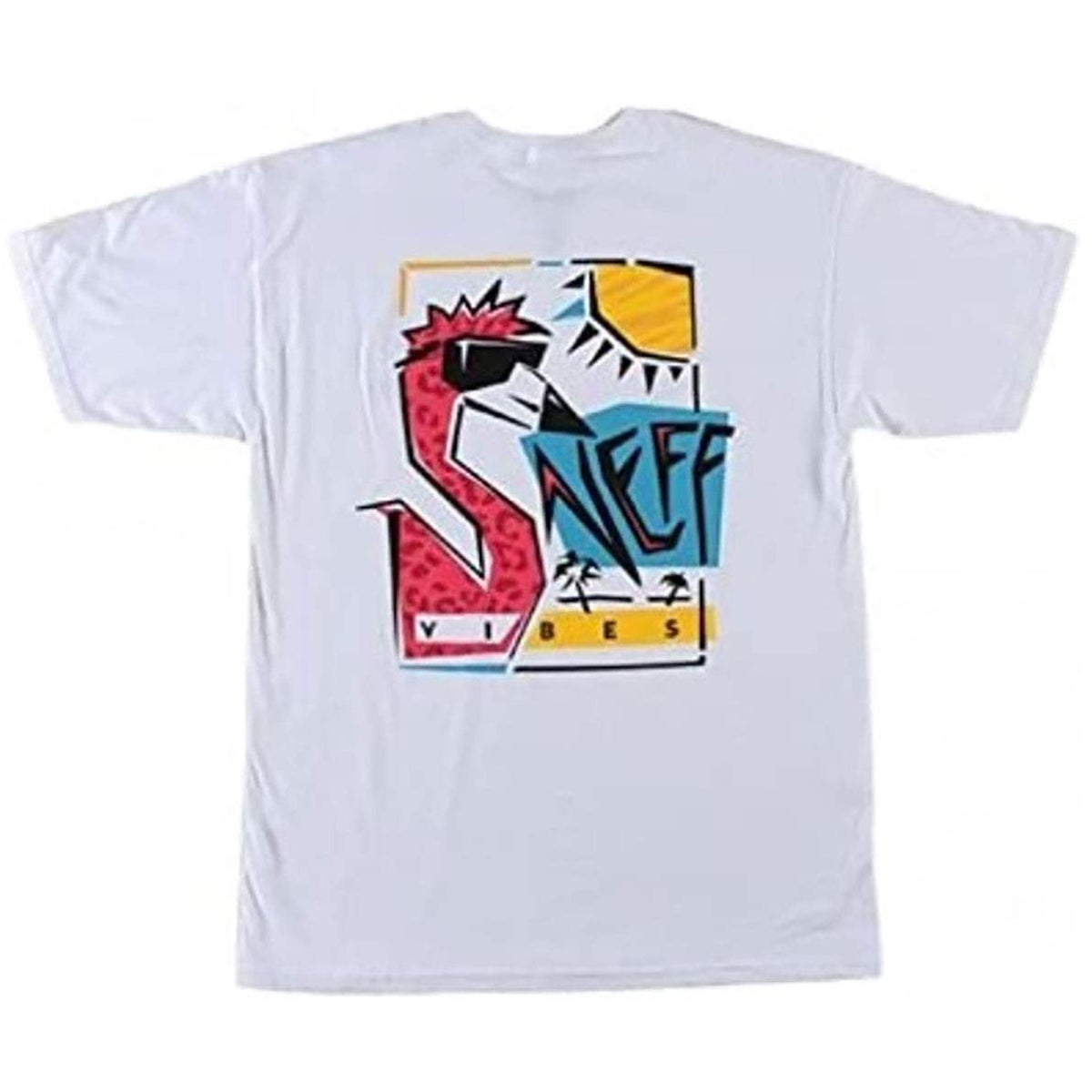 Neff Vibey Men's Short-Sleeve Shirts - White Neff Vibey Men's Short-Sleeve Shirts - White