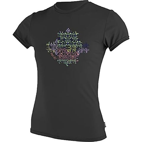 O'Neill Skins Graphic Women's Short-Sleeve Rashguard Suit (Brand New) O'Neill Skins Graphic Women's Short-Sleeve Rashguard Suit (Brand New)