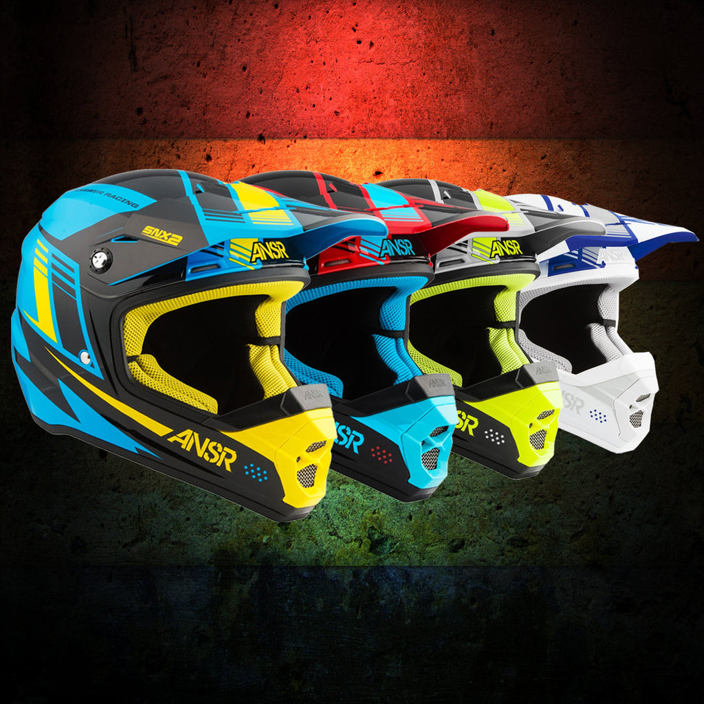 ansr dirt bike helmet Answer Racing 447756 A23 AR1 V2 Bold Helmet: White/Black, Youth L : Automotive The AR1 helmet is Answer Racings best value helmet Answer Racing - AR1 Solid