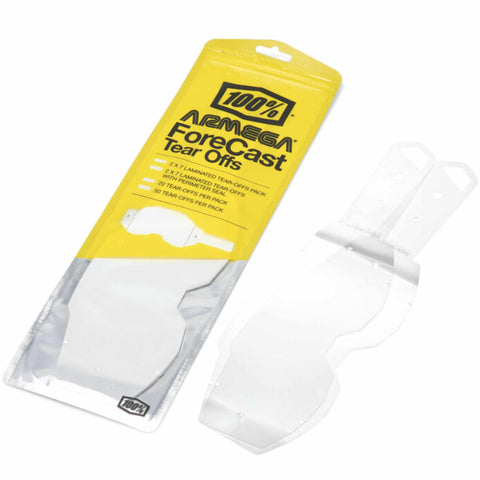 100% Armega/ARmatic Forecast Peri-Meter Laminated Tear-Offs Goggles Accessories