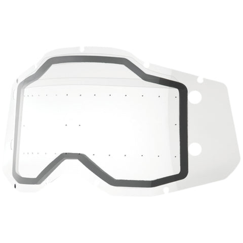 100% Accuri 2/Racecraft 2/Strata 2 Forecast Dual Pane With Bumps Replacement Lens Goggles Accessories