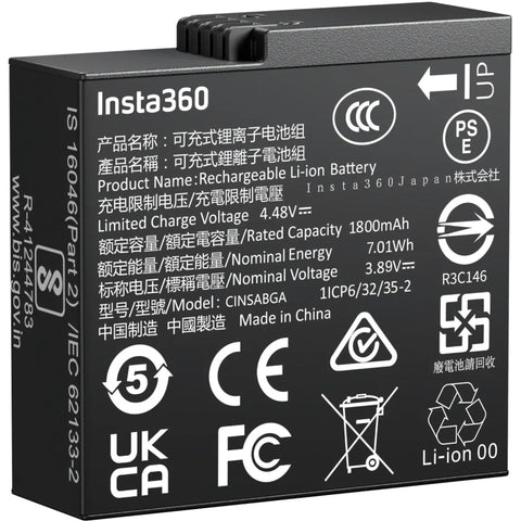 Insta360 Ace Pro 2 Battery Camera Accessories