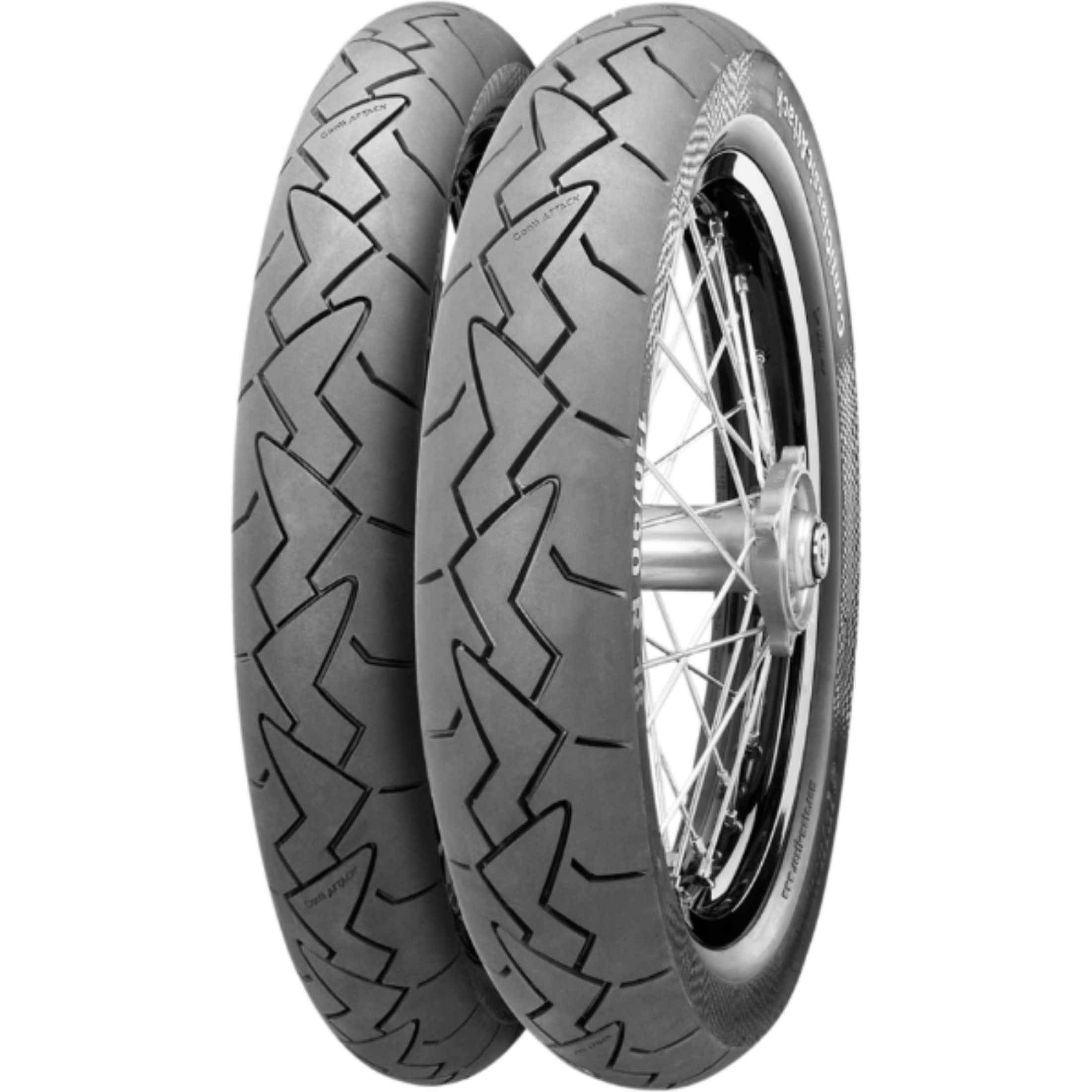 Continental ClassicAttack 18" Front Street Tires-0301