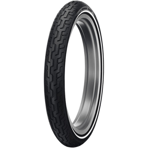 Dunlop D402 Narrow Whitewall 21 Front Cruiser Tires
