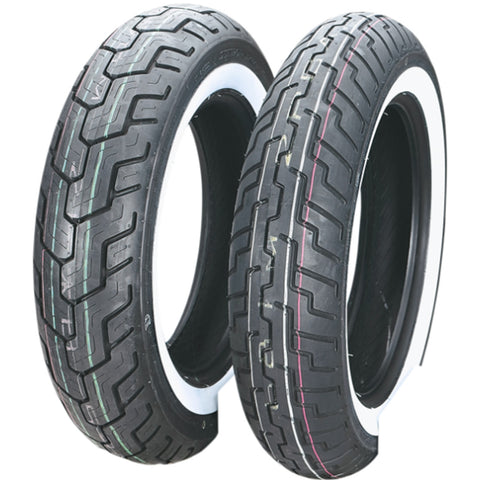 Dunlop D404 Wide Whitewall 15 Rear Street Tires