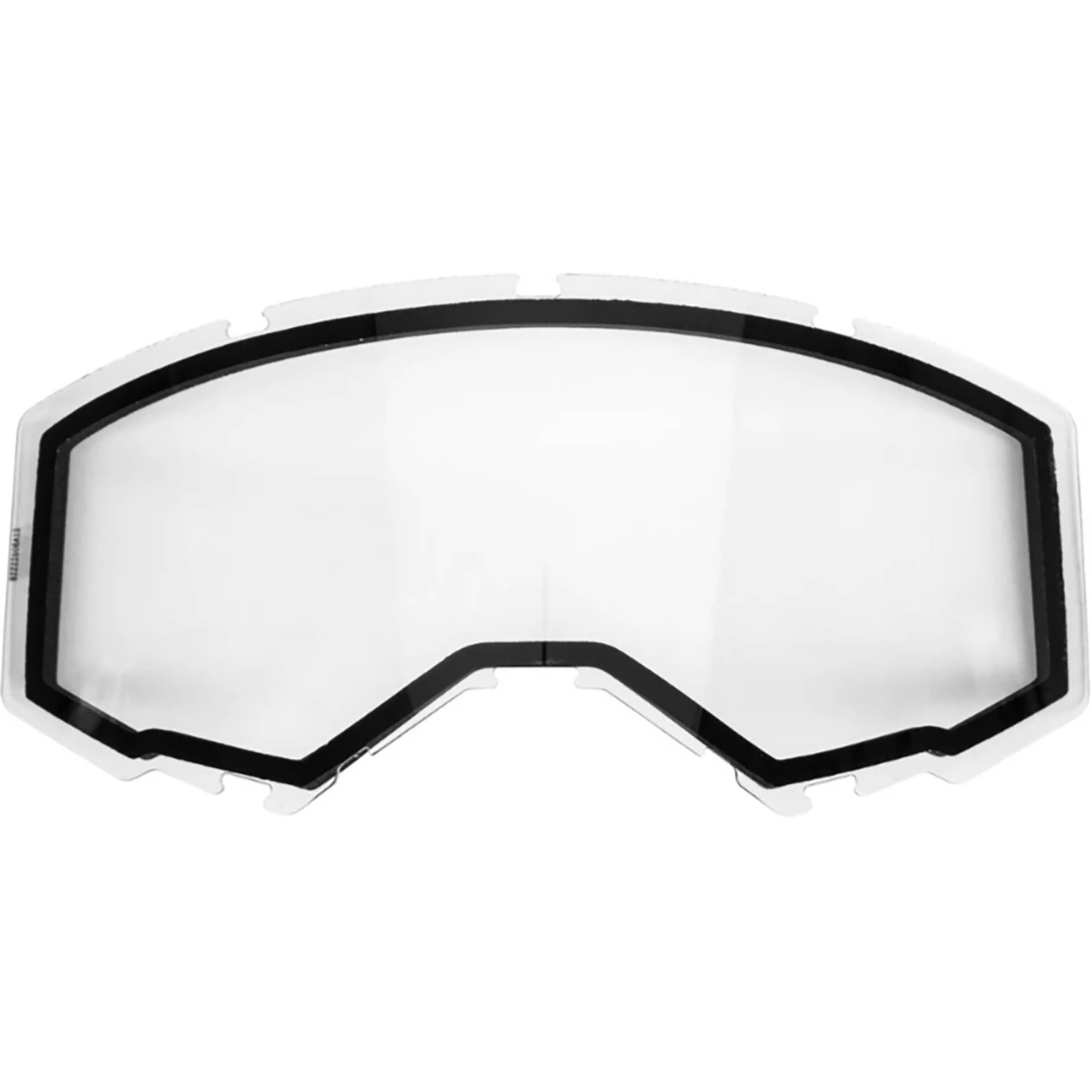 Fly Racing Dual Lens w/o Vents Replacement Lens Goggles Accessories-37-5439