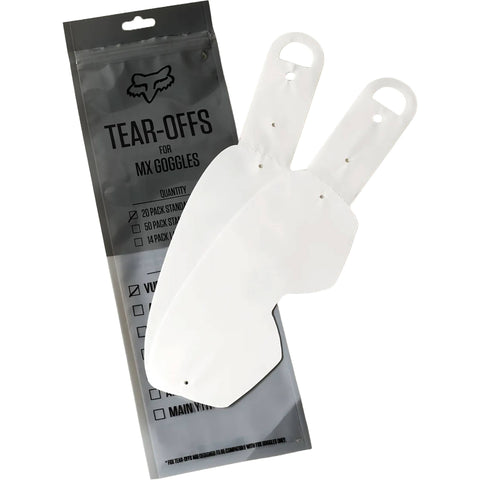 Fox Racing Airspace & Main VLS 20 Pack Tear-Offs Goggles Accessories