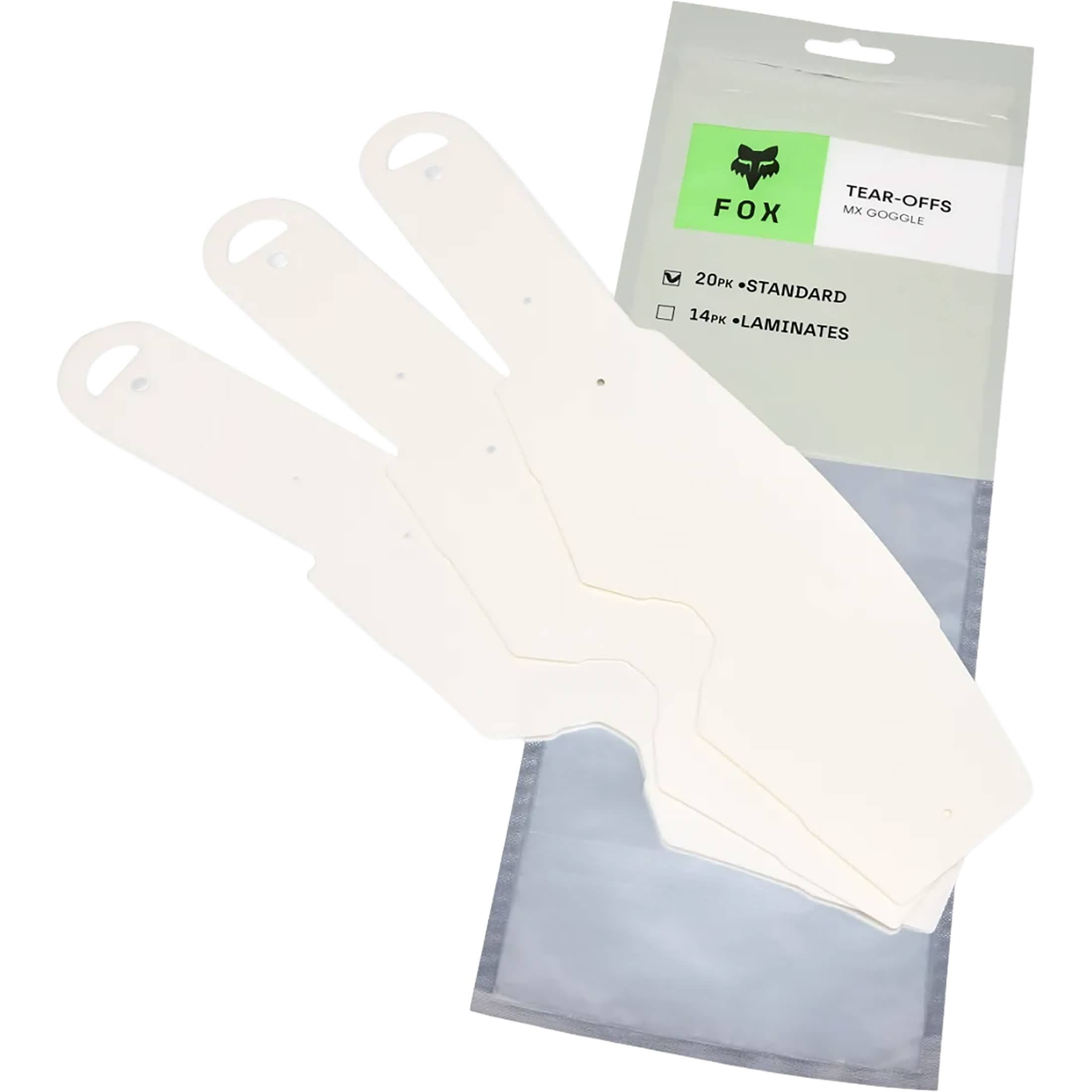 Fox Racing 2024 Airspace & Main Standard 20 Pack Tear-Offs Goggles Accessories-33305