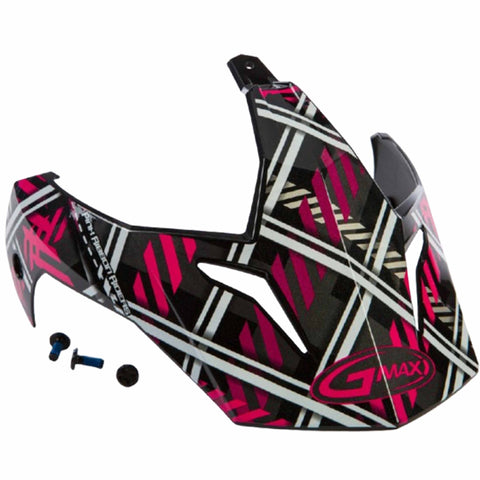 GMAX GM-11 Pink Ribbon Riders Plaid Visor Helmet Accessories