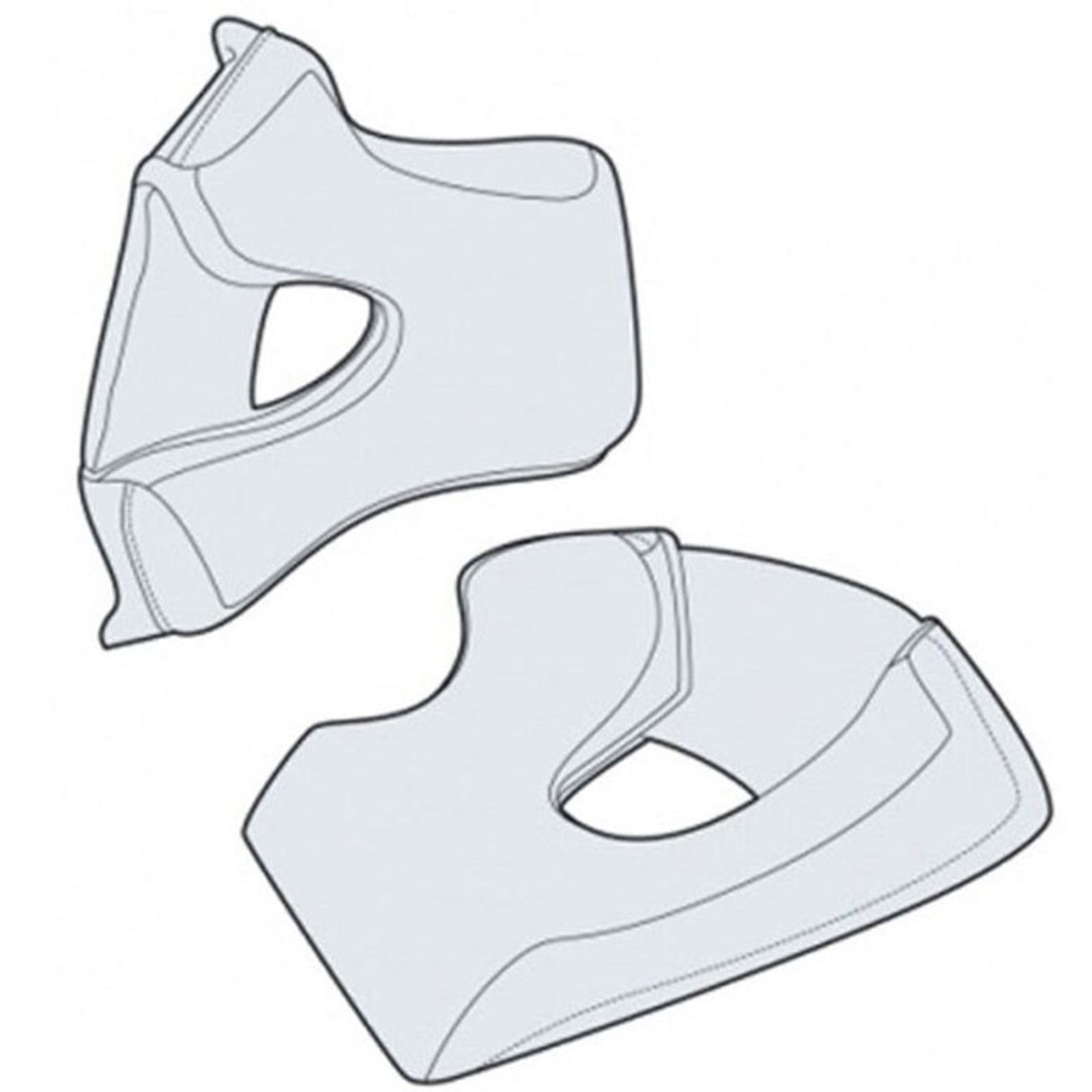 LS2 Thunder FIM Thick Cheek Pad Helmet Accessories-04-561