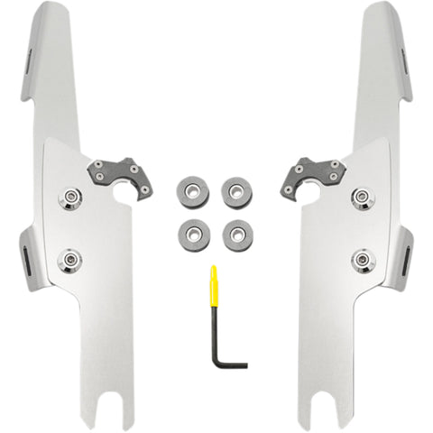 Memphis Shades FLRT Fats/Slim Windshield Trigger-Lock Complete Mount Kit Motorcycle Accessories