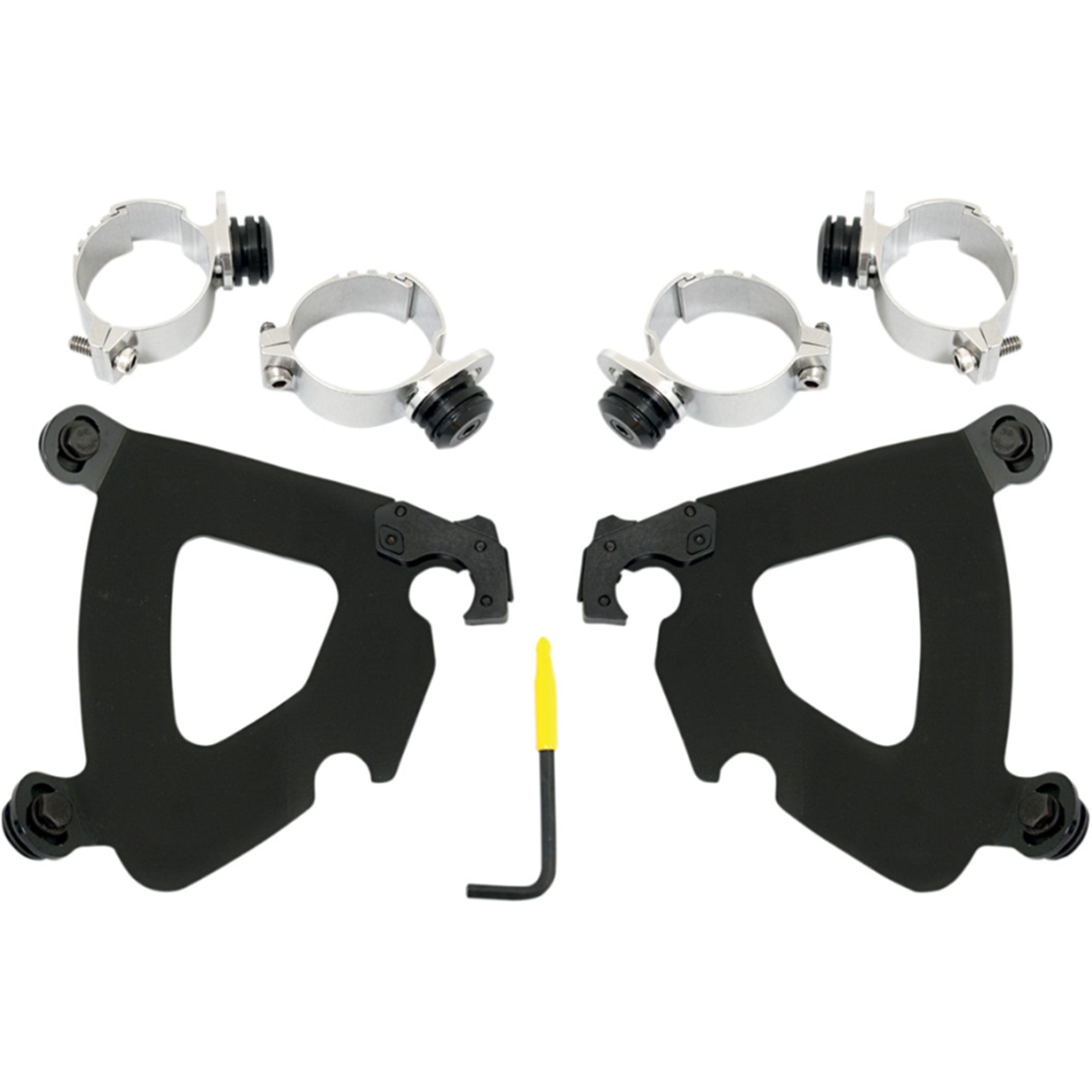 Memphis Shades FXD Gauntlet Fairing Trigger-Lock Hardware Kit Motorcycle Accessories-2320