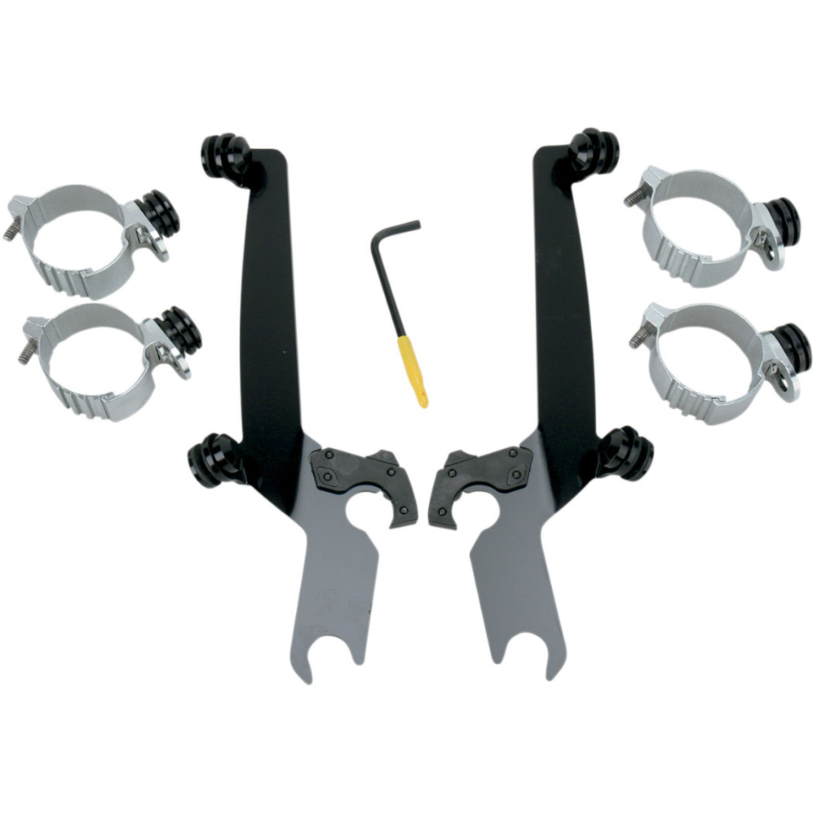 Memphis Shades Sportshield Trigger-Lock Complete Mount Kit Motorcycle Accessories-2320