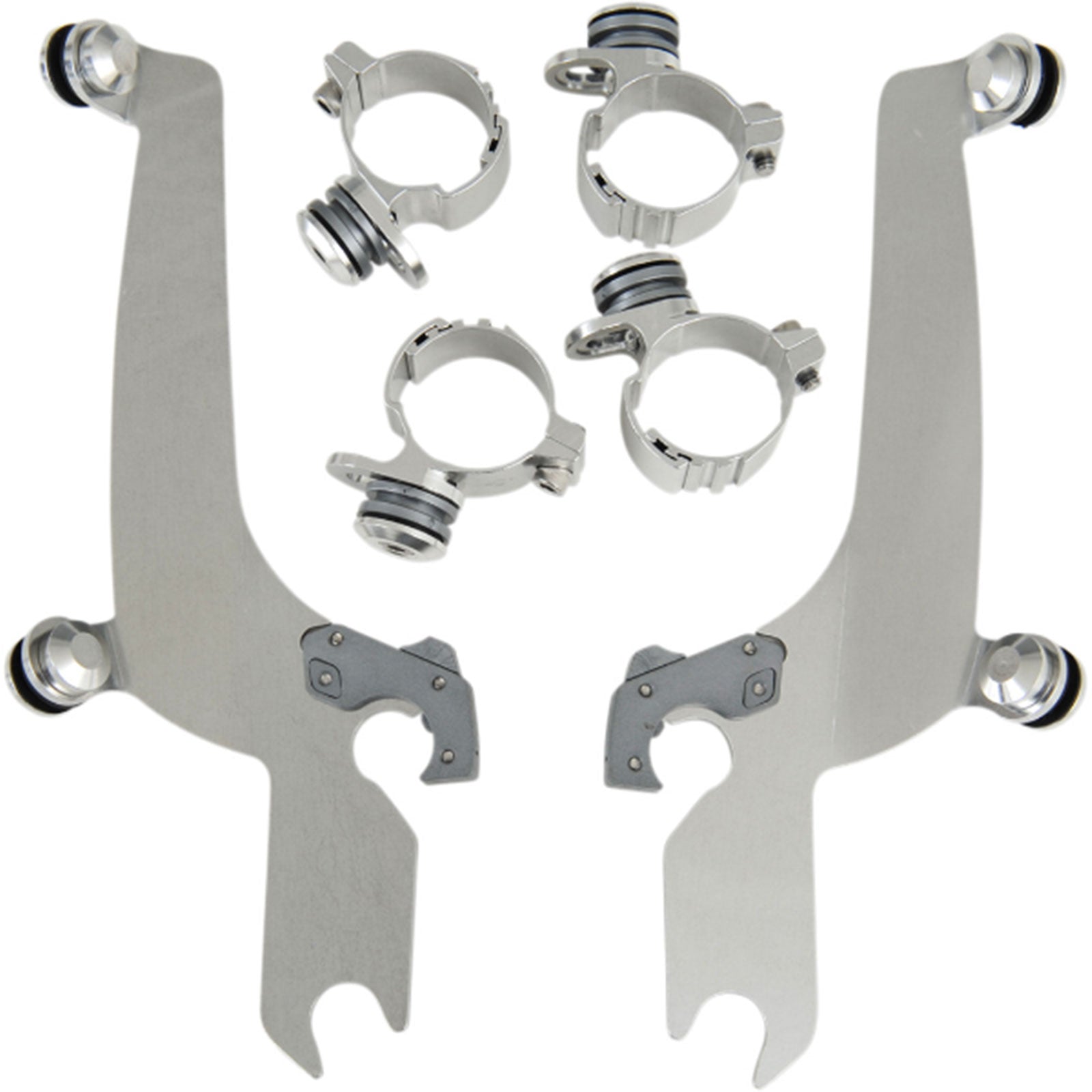 Memphis Shades Sportshield Trigger-Lock Complete Wide Mount Kit Motorcycle Accessories-2320
