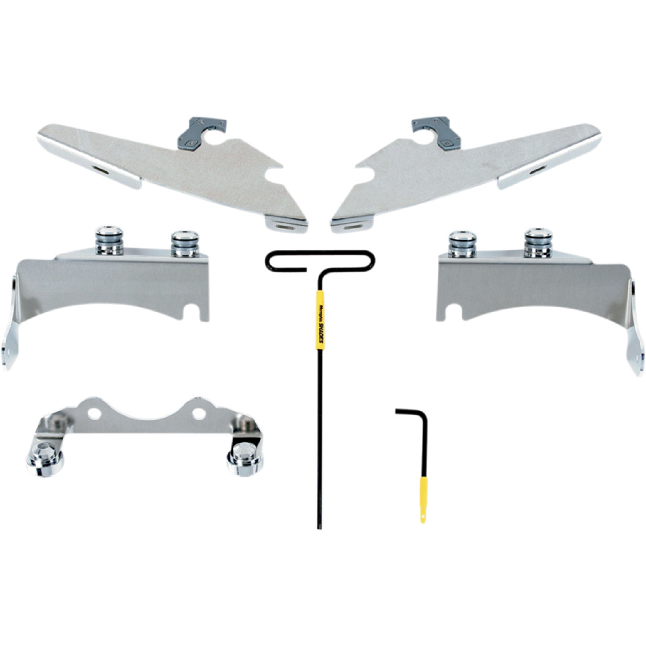 Memphis Shades Vulcan 900 Windshield Trigger-Lock Complete Mount Kit Motorcycle Accessories-2321
