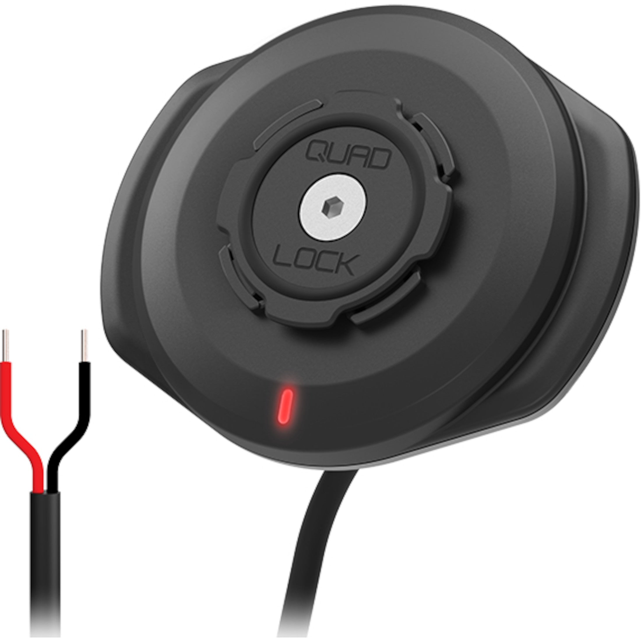 Quad Lock Waterproof Wireless Charging Head - 12V-24V (V2)  - Black