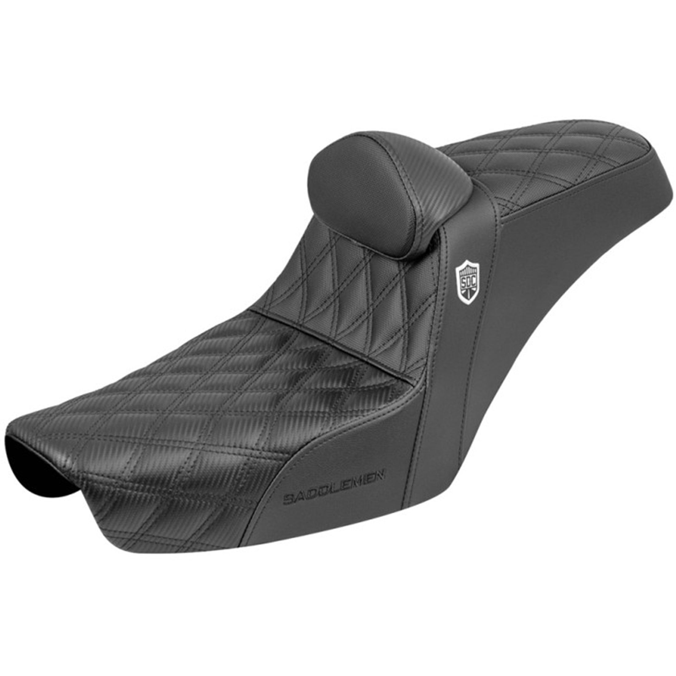 Saddlemen 1996-2003 FXD Dyna SDC Pro Series Gripper Seat w/Lumbar Rest Motorcycle Accessories-0803