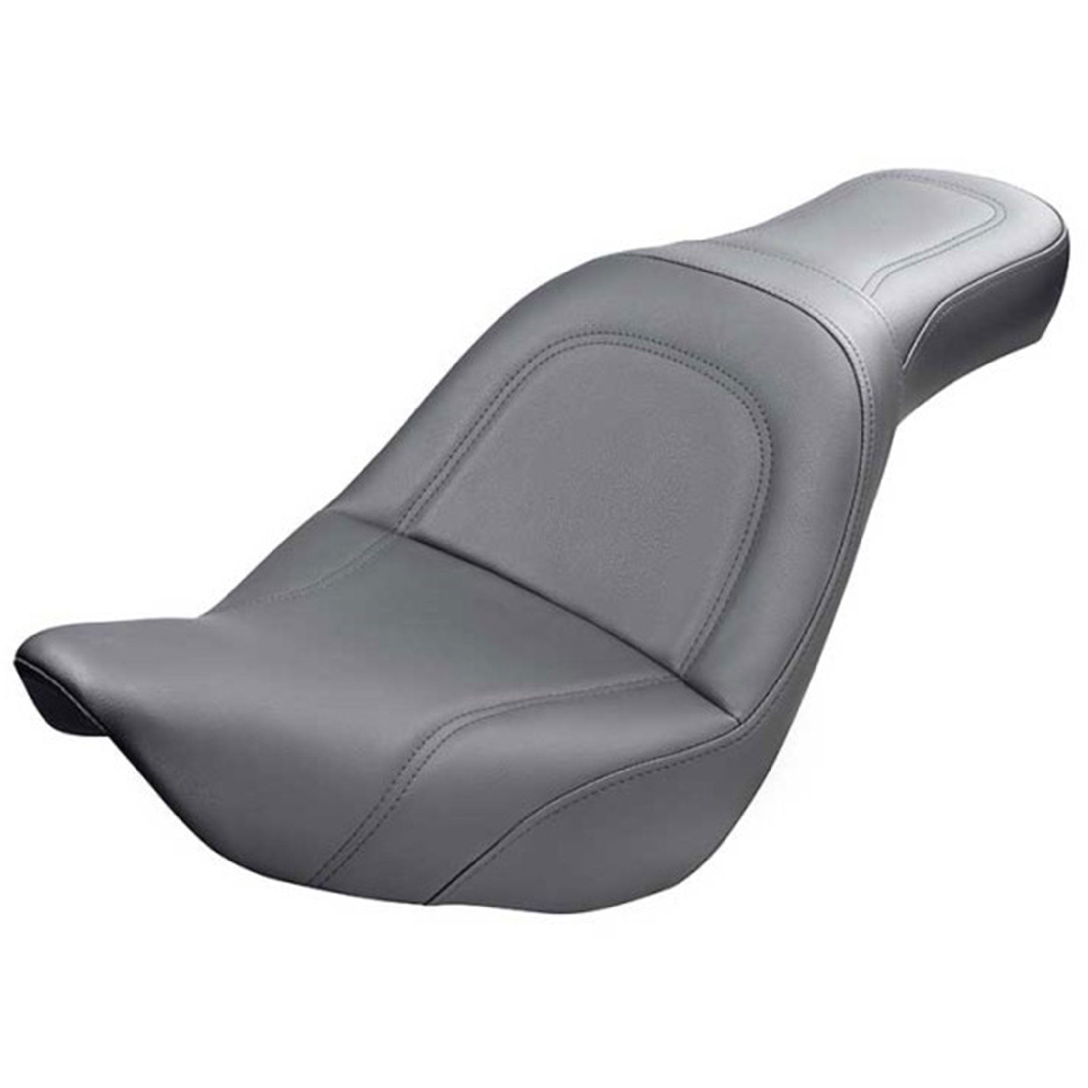 Saddlemen 2006-09 FXST/B/S Standard, 2007-17 FLSTF/B/S Fatboy King Seat Motorcycle Accessories - Black