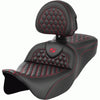 Saddlemen 2008-2024 FLHR, FLHT, FLHX & FLTR RoadSof HC Seat with Drivers Backrest Motorcycle Accessories