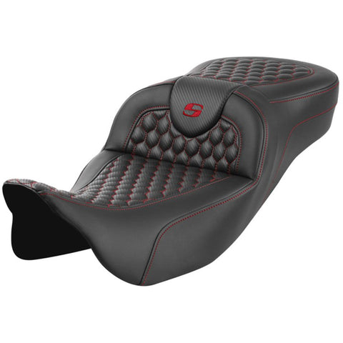 Saddlemen 2008-2024 FLHR, FLHT, FLHX & FLTR RoadSofa HC Extended Reach Seat Motorcycle Accessories