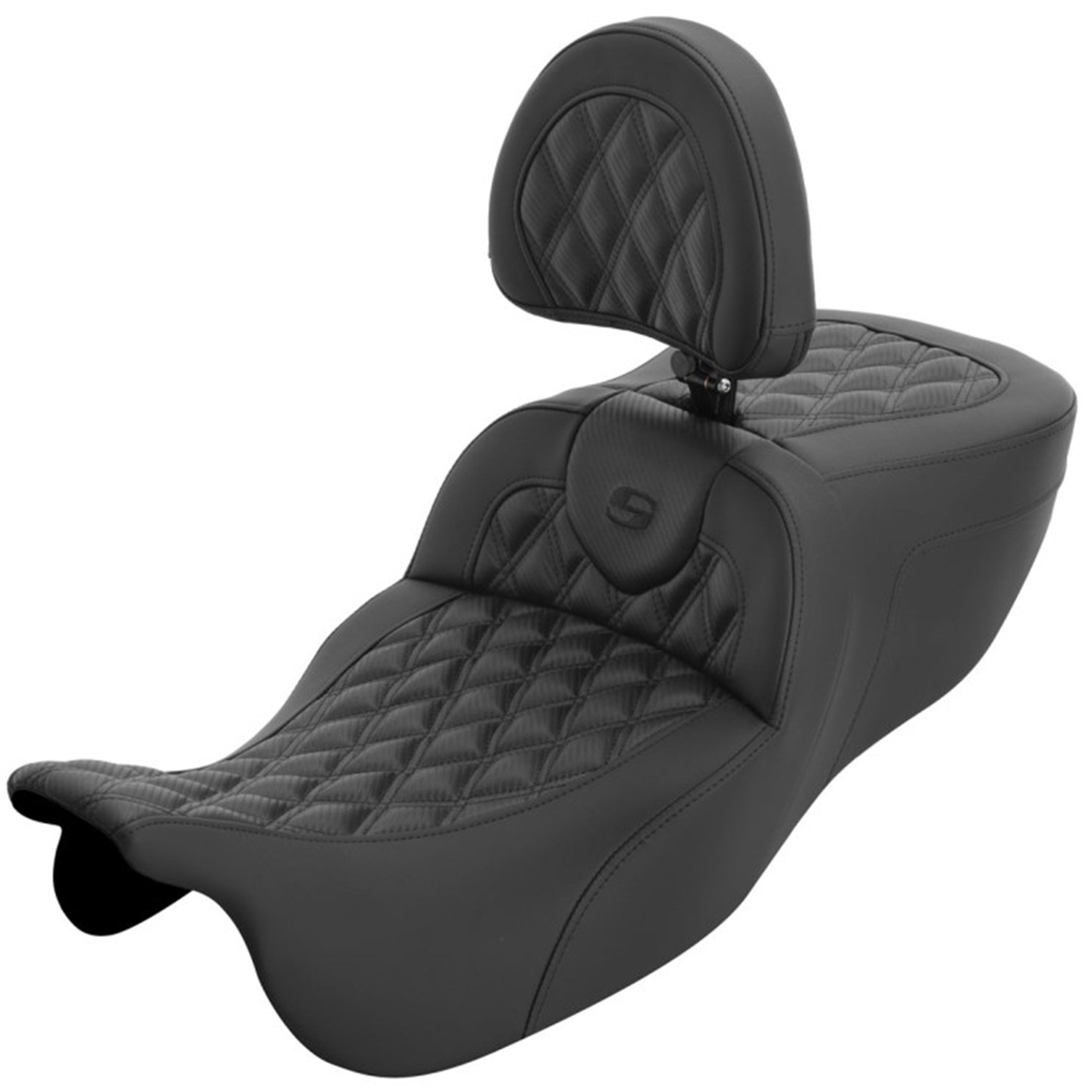 Saddlemen 2015-25 Freewheeler / Road Glide 3 Ext. Reach RoadSofa CF LS Seat with Driver Backrest Motorcycle Accessories-0801
