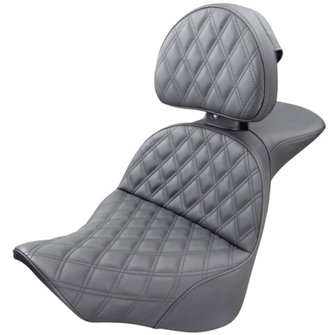 Saddlemen 2018-2026 Fat Boy FLFB/FLFBS, 2023-26 Breakout Explorer LS Seat with Driver's Backrest Motorcycle Accessories