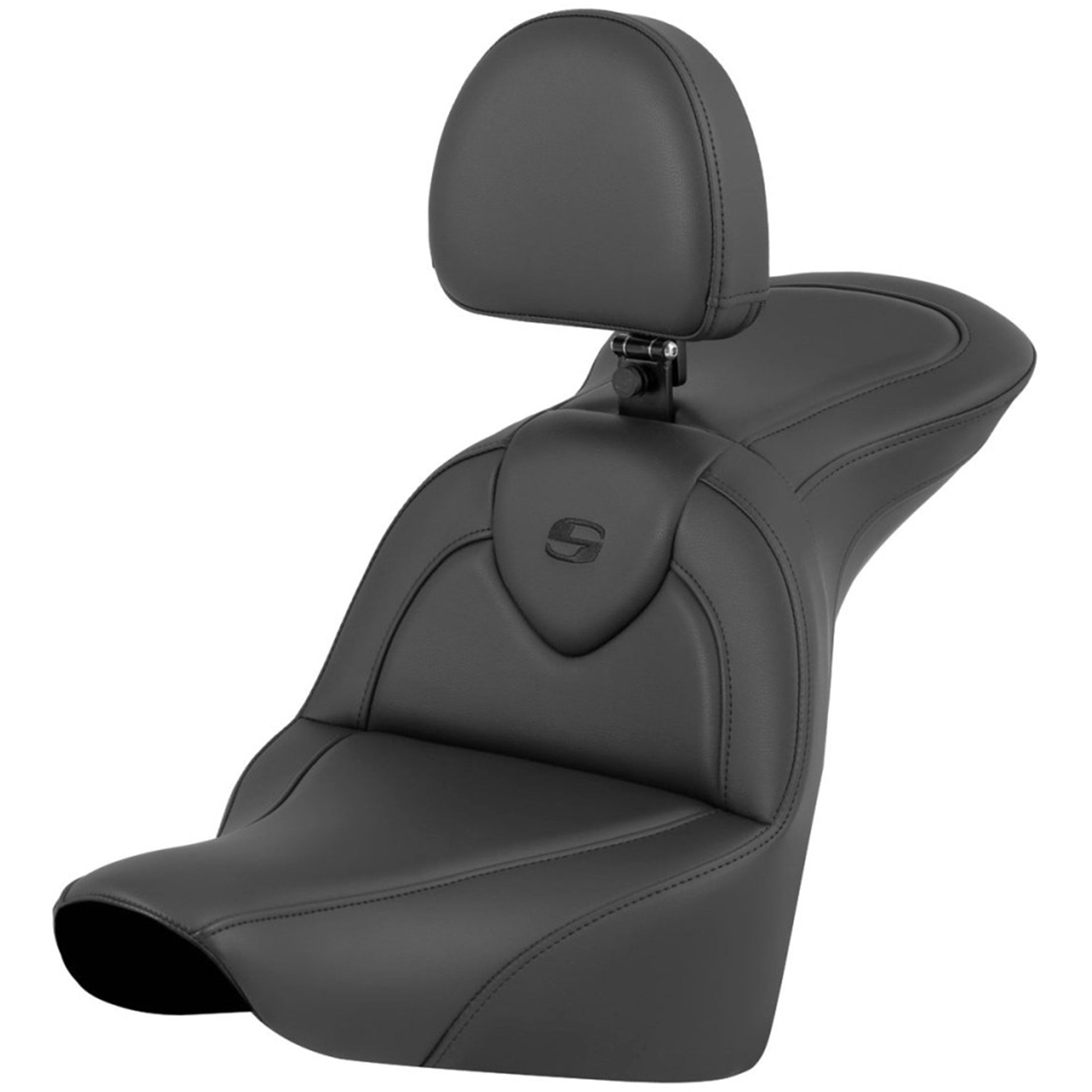 Saddlemen 2018-2026 Fat Boy FLFB/FLFBS, 2023-26 Breakout RoadSofa Seat w/Driver's Backrest Motorcycle Accessories-0802