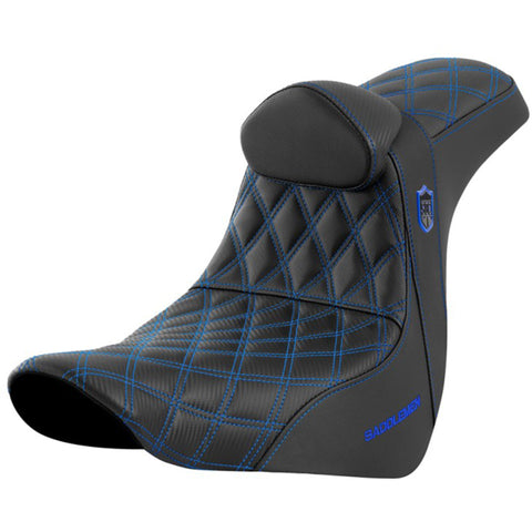 Saddlemen 2018-2026 Low Rider FXLR/FLXRS/FLXRST, Sport Glide FLSB Pro Series SDC Performance Gripper Seat w/ Lumbar Rest Seat Motorcycle Accessories