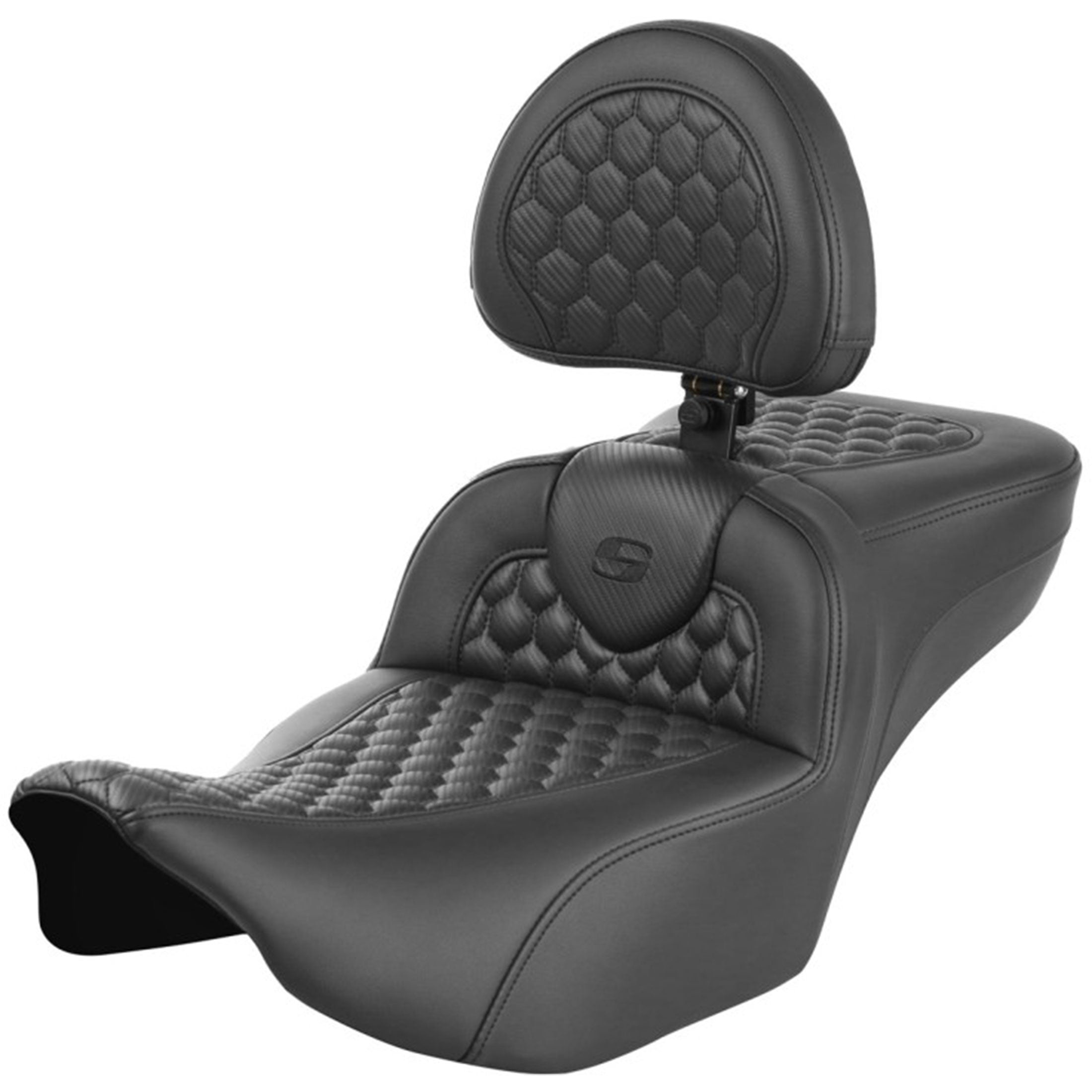 Saddlemen 2024-26 Road Glide / Street Glide | 2023-2025 CVO Road Glide / Street Glide RoadSofa HC Ext Reach Seat with Driver's Backrest Motorcycle Accessories-0801