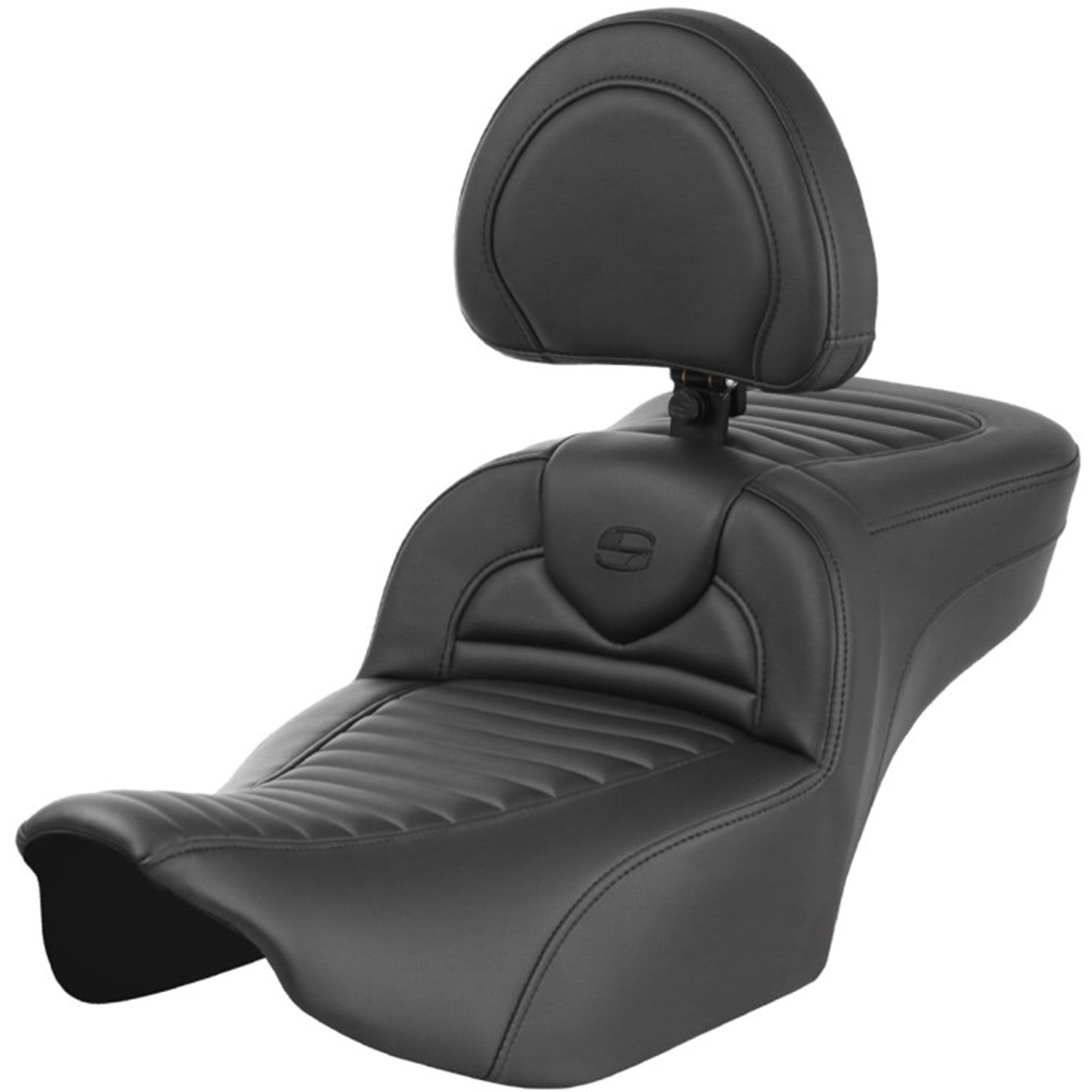 Saddlemen 2024-26 Road Glide / Street Glide | 2023-26 CVO Road Glide / Street Glide RoadSofa TR Extended Reach Seat with Driver Backrest Motorcycle Accessories-0801