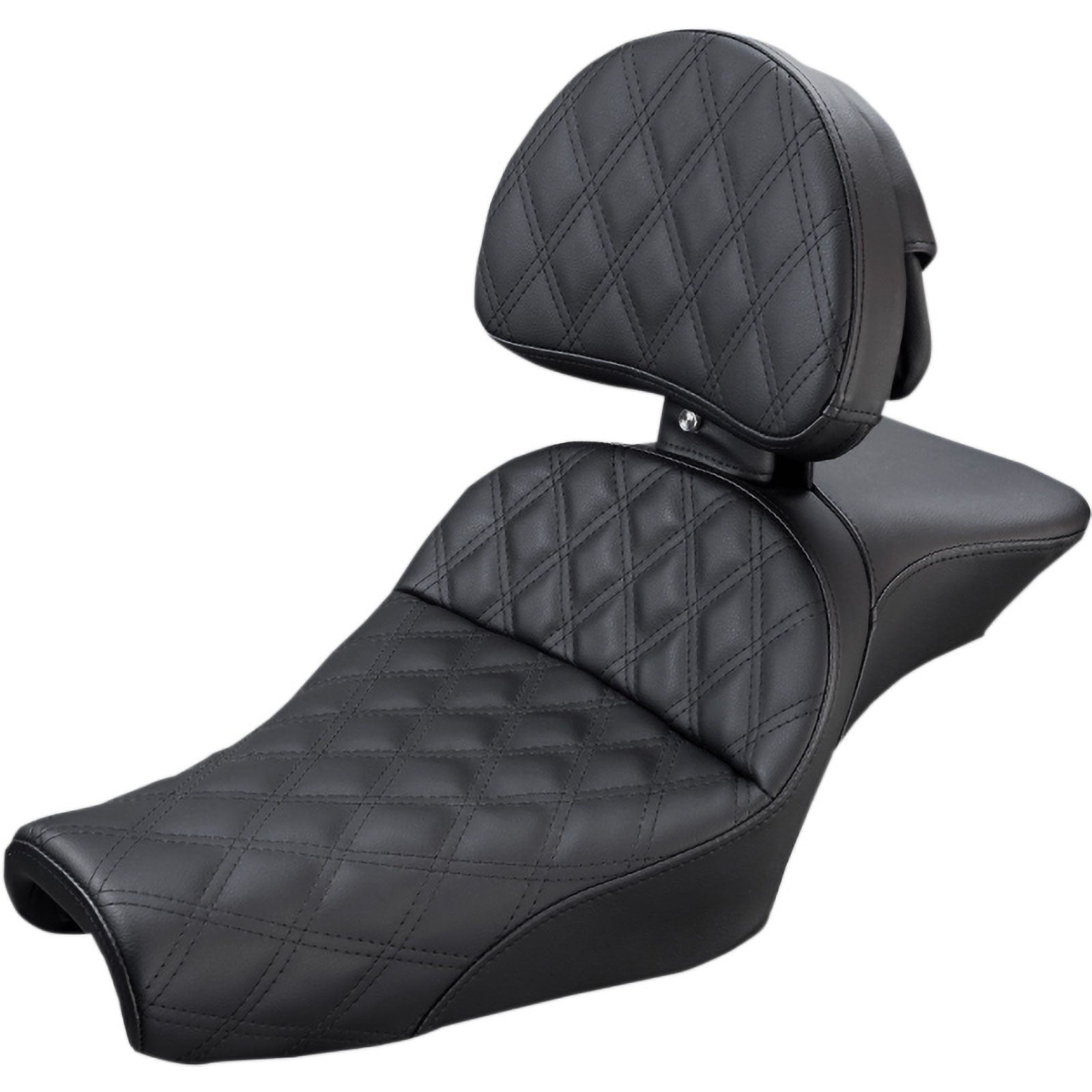 Saddlemen 2004-2022 Sportster Explorer LS Seat With Driver's Backrest (Forty-Eight And 3.3g Tank) Motor-0804