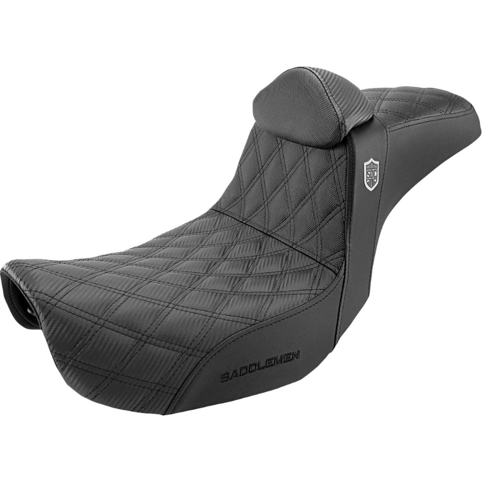 Saddlemen 1996-2003 FXD Dyna Step-Up TR Front & LS Rear Seat Motorcycle Accessories-0802