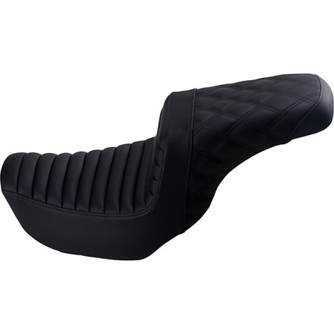 Saddlemen 2006-2017 FXD, FXDWG, FLD Dyna Step-Up TR Front & LS Rear Seat Motorcycle Accessories2