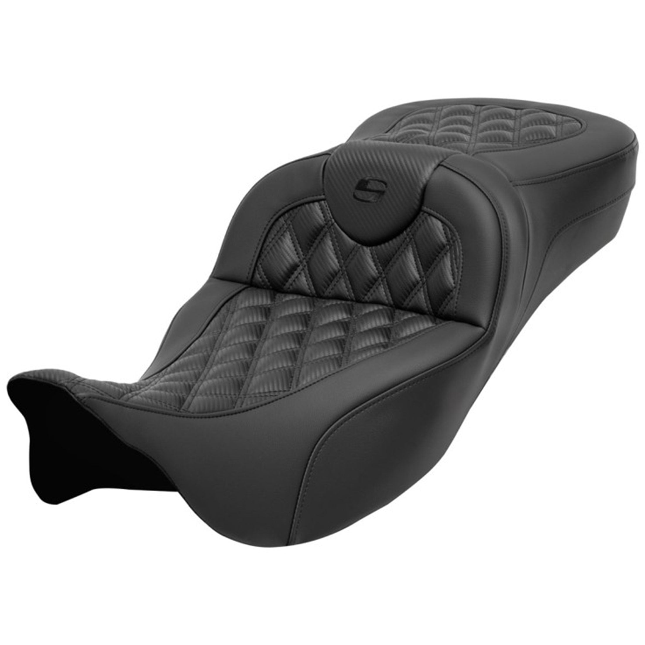 Saddlemen 2008-2024 FLHR, FLHT, FLHX & FLTR Extended Reach Roadsofa CF LS Seat Motorcycle Accessories-0801