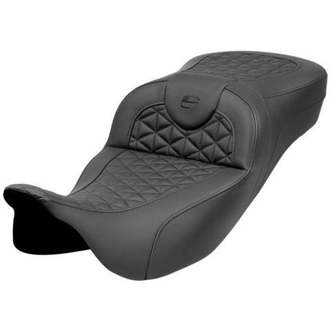 Saddlemen 2008-2024 FLHR, FLHT, FLHX & FLTR Extended Reach Roadsofa Tri-Gripper Seat Motorcycle Accessories