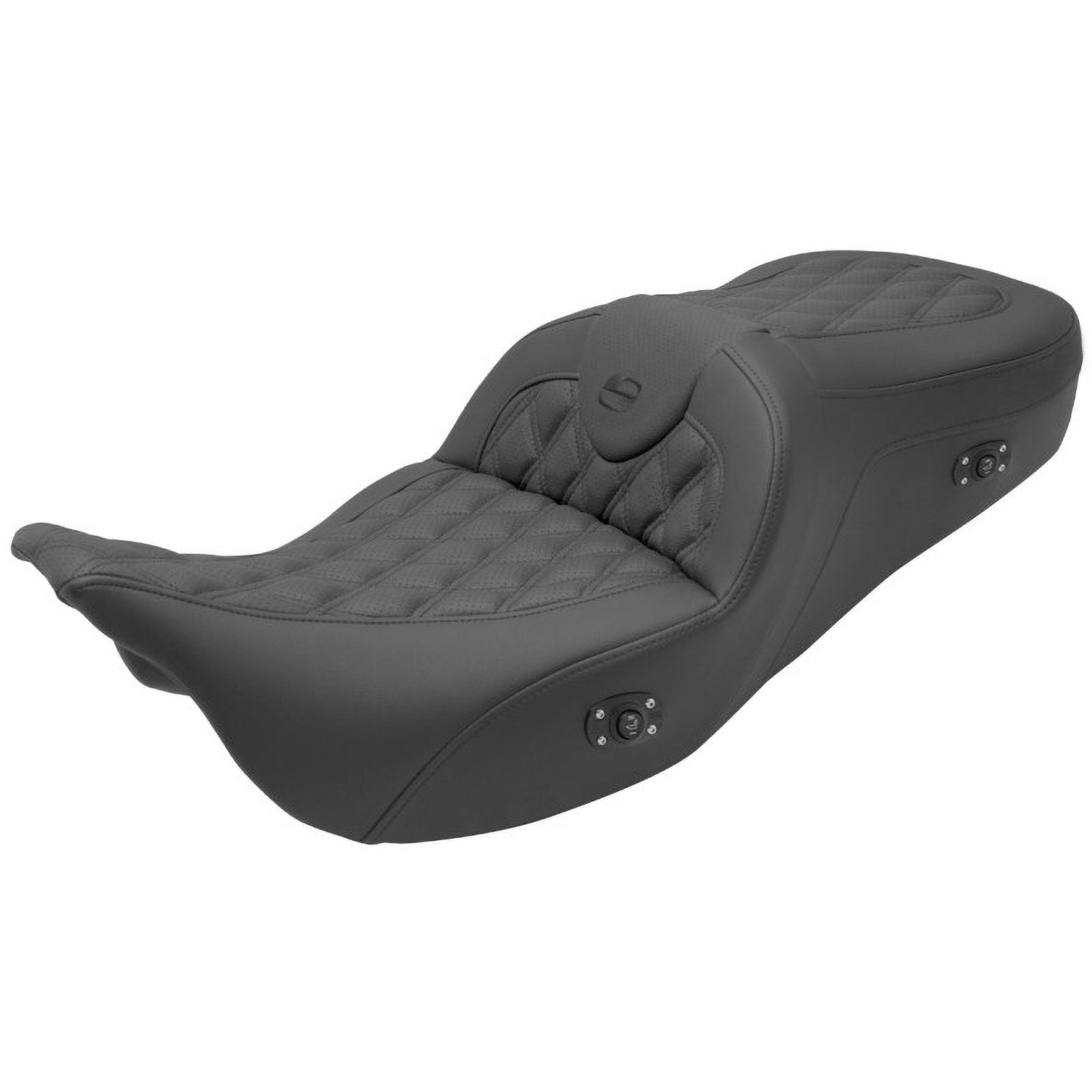 Saddlemen 2008-2024 FLHR, FLHT, FLHX & FLTR Heated Roadsofa LS Seat Motorcycle Accessories-0801