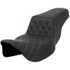Saddlemen 2008-2024 FLHR, FLHT, FLHX & FLTR Step-Up Front LS Seat Motorcycle Accessories