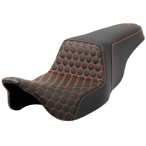 Saddlemen 2008-2024 FLHR, FLHT, FLHX & FLTR Step-Up HC Extended Reach Seat Motorcycle Accessories
