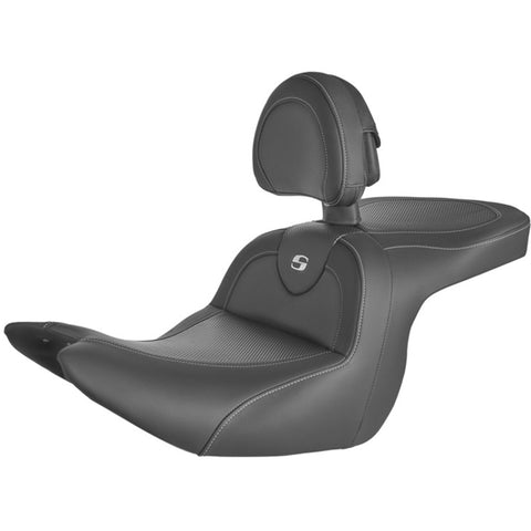 Saddlemen 2018-2025 GL1800 Roadsofa CF Seat with Backrest Motorcycle Accessories