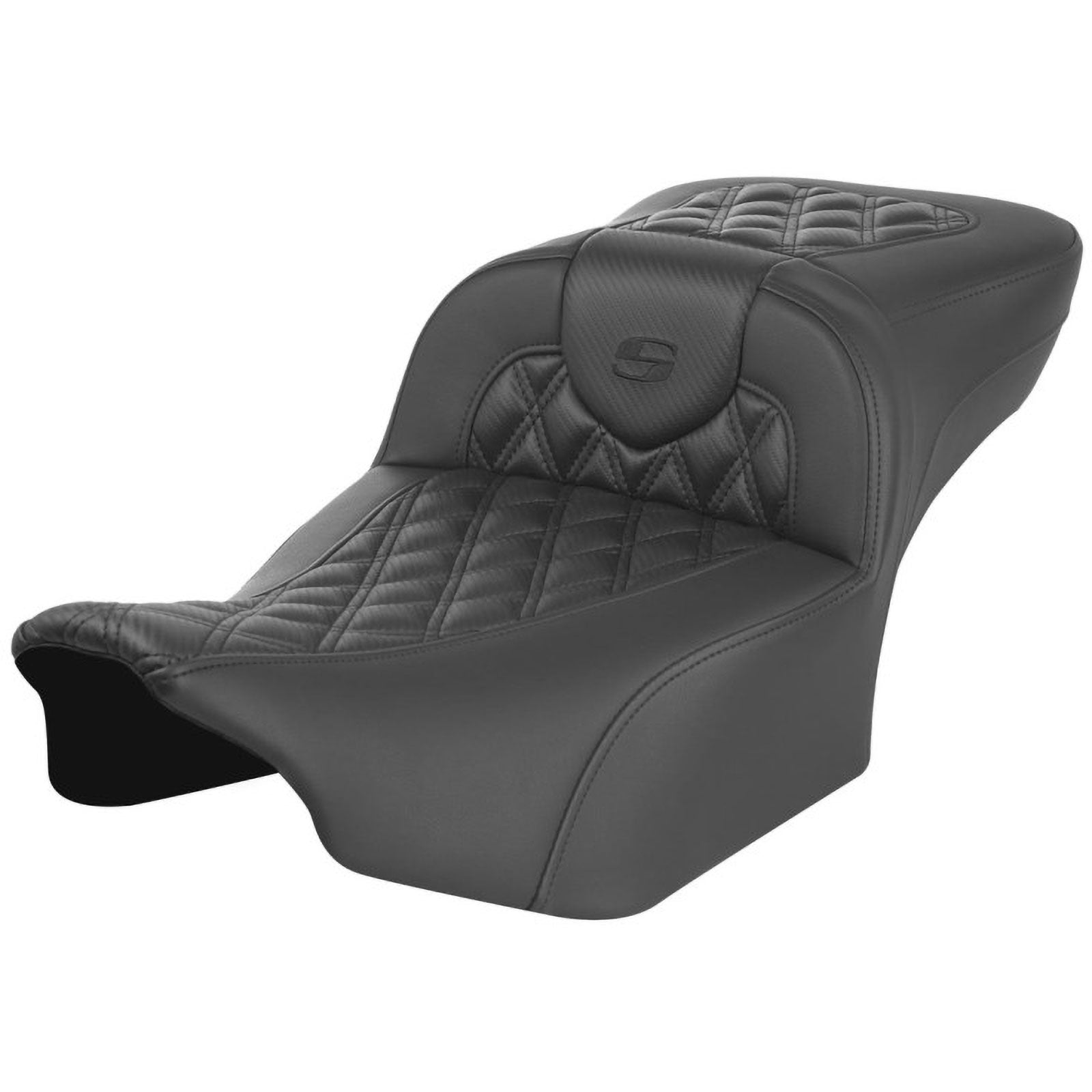 Saddlemen 2024-25 Road Glide / Street Glide, 2023-25 CVO Road Glide / Street Glide RoadSofa CF LS Ext Reach Seat Motorcycle Accessories-0801