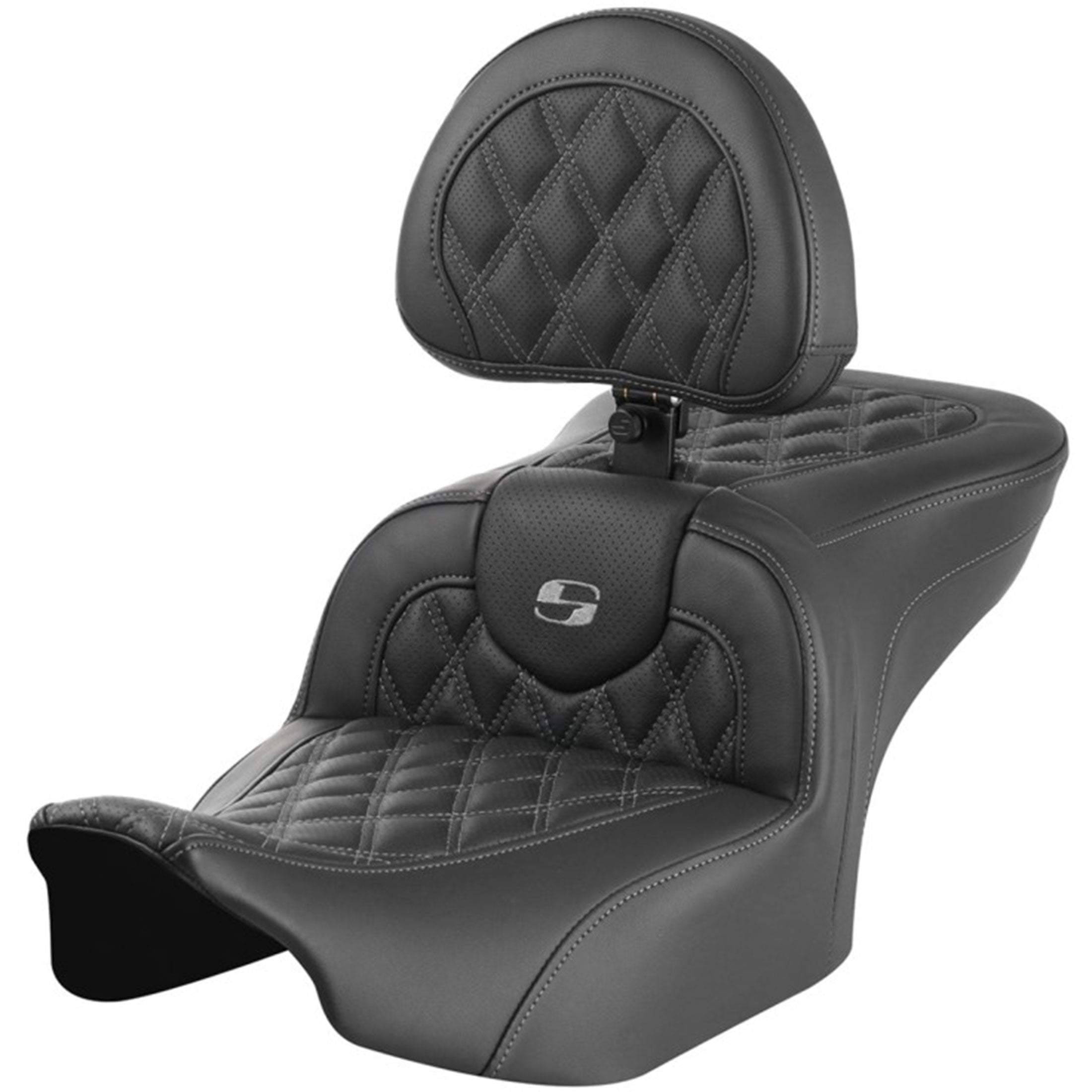 Saddlemen 2024-25 Road Glide / Street Glide, 2023-25 CVO Road Glide / Street Glide RoadSofa LS Seat with Backrest Motorcycle Accessories-0801
