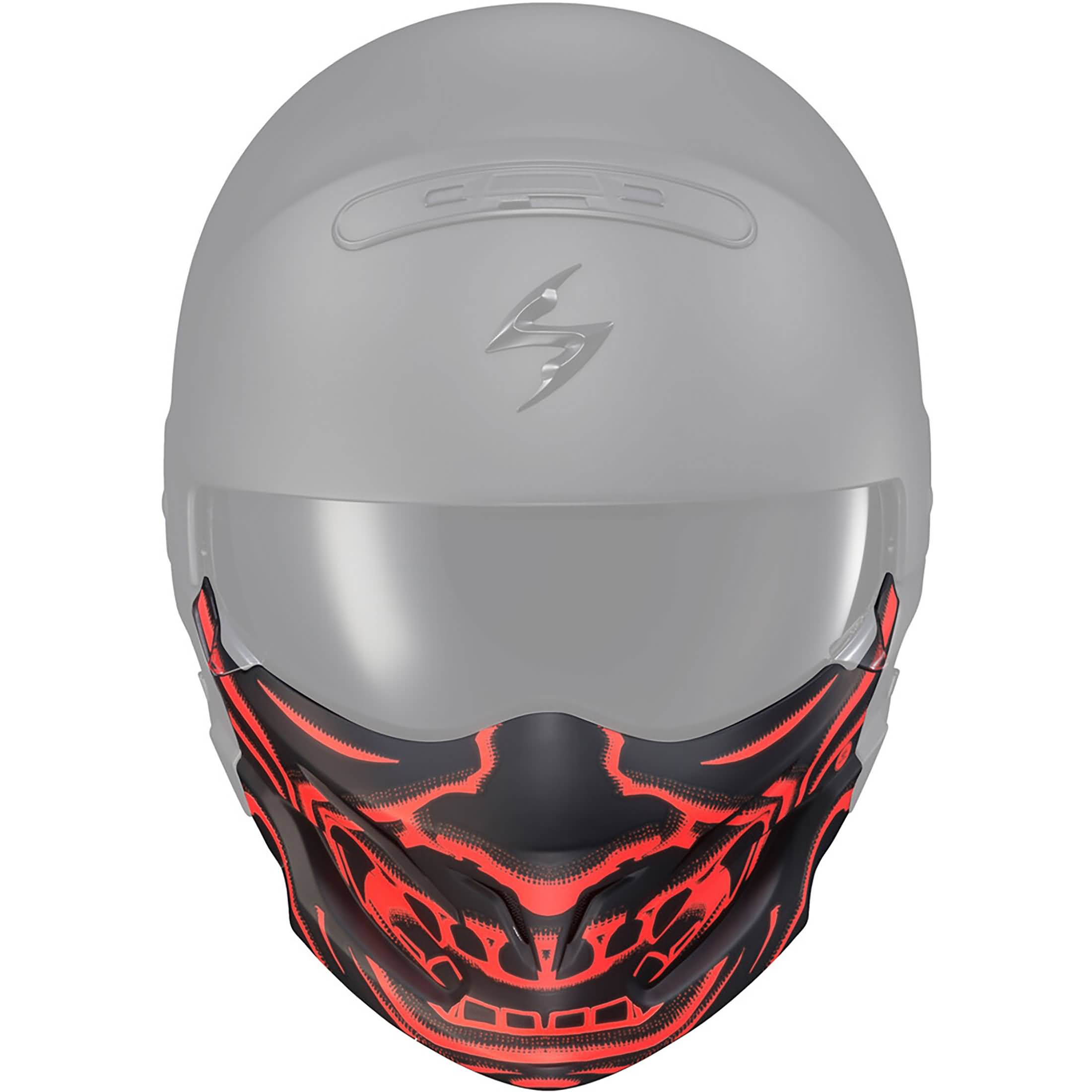 Scorpion EXO Covert Samurai Glow in the Dark Face Mask Helmet Accessories-75-01048