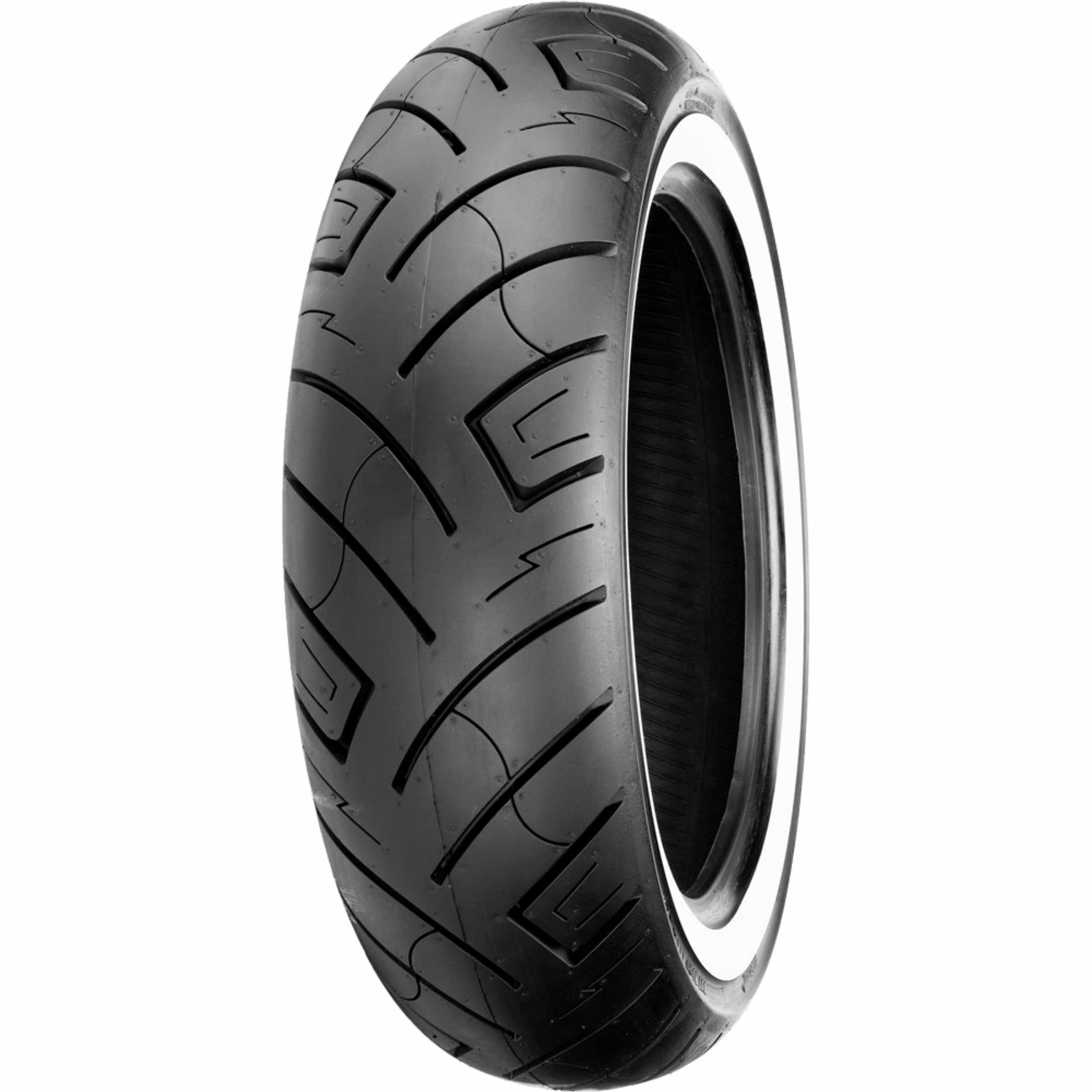 Shinko 777 White Wall 16" Rear Cruiser Tires-87-4574