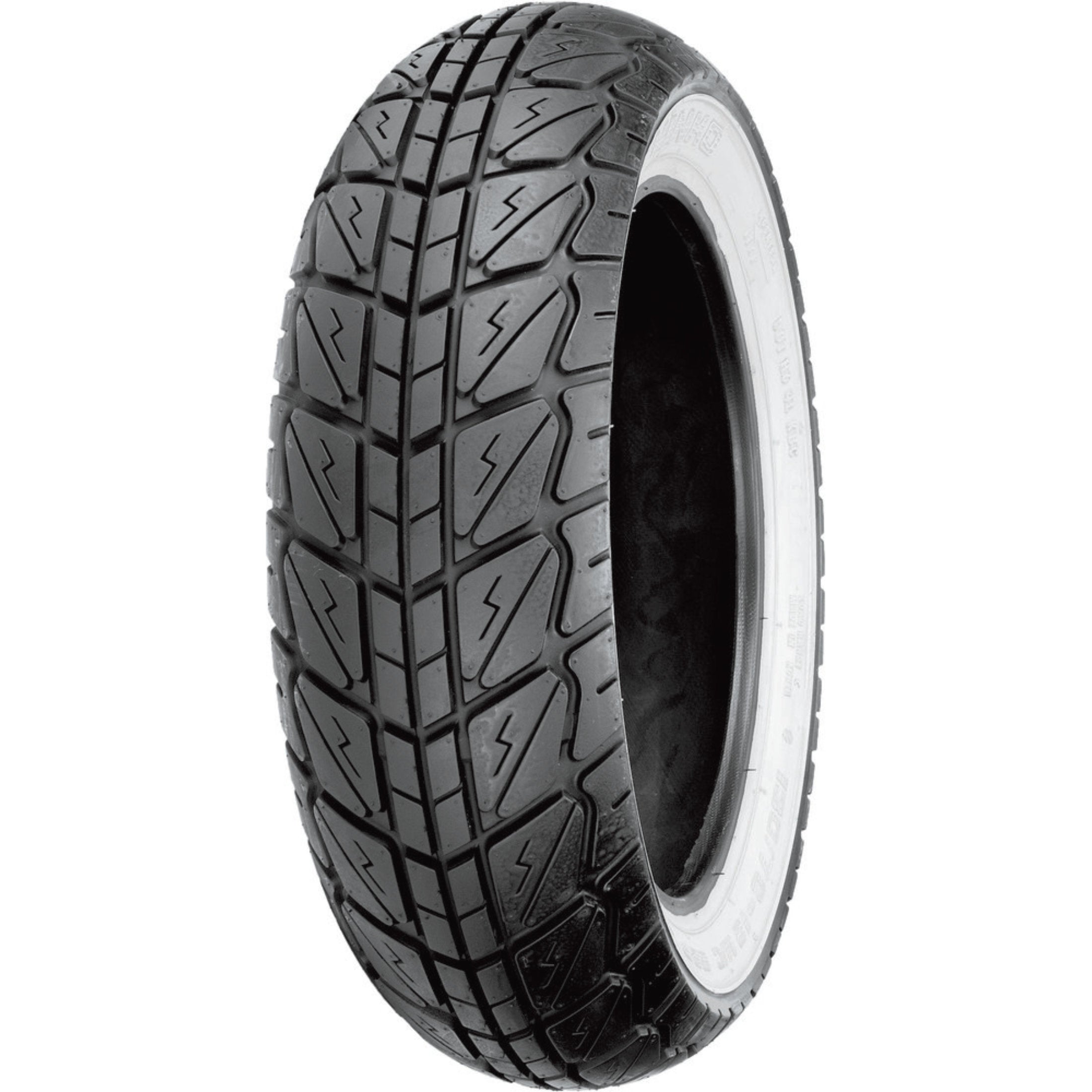 Shinko 723 Series Whitewall 12" Rear Street Tires-87-4263
